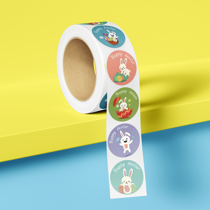 1" Stickers - Easter