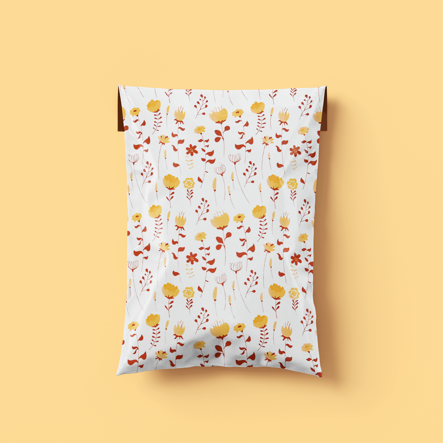 Patterned Poly Postal Bags - Autumn