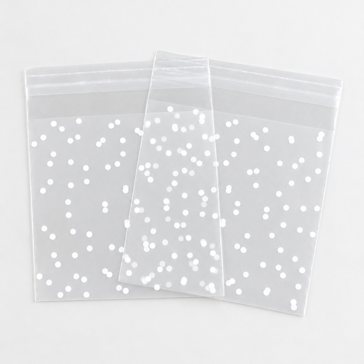 Polka-Dot Self-Adhesive Bags