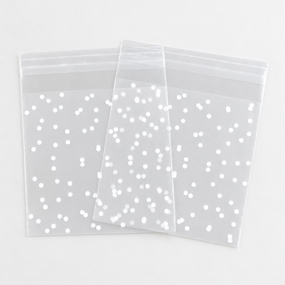 Polka-Dot Self-Adhesive Bags