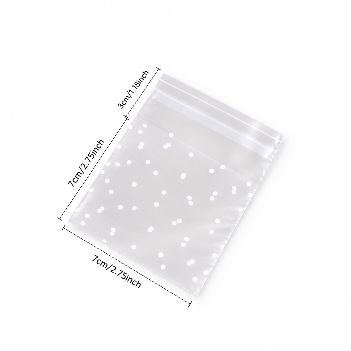 Polka-Dot Self-Adhesive Bags