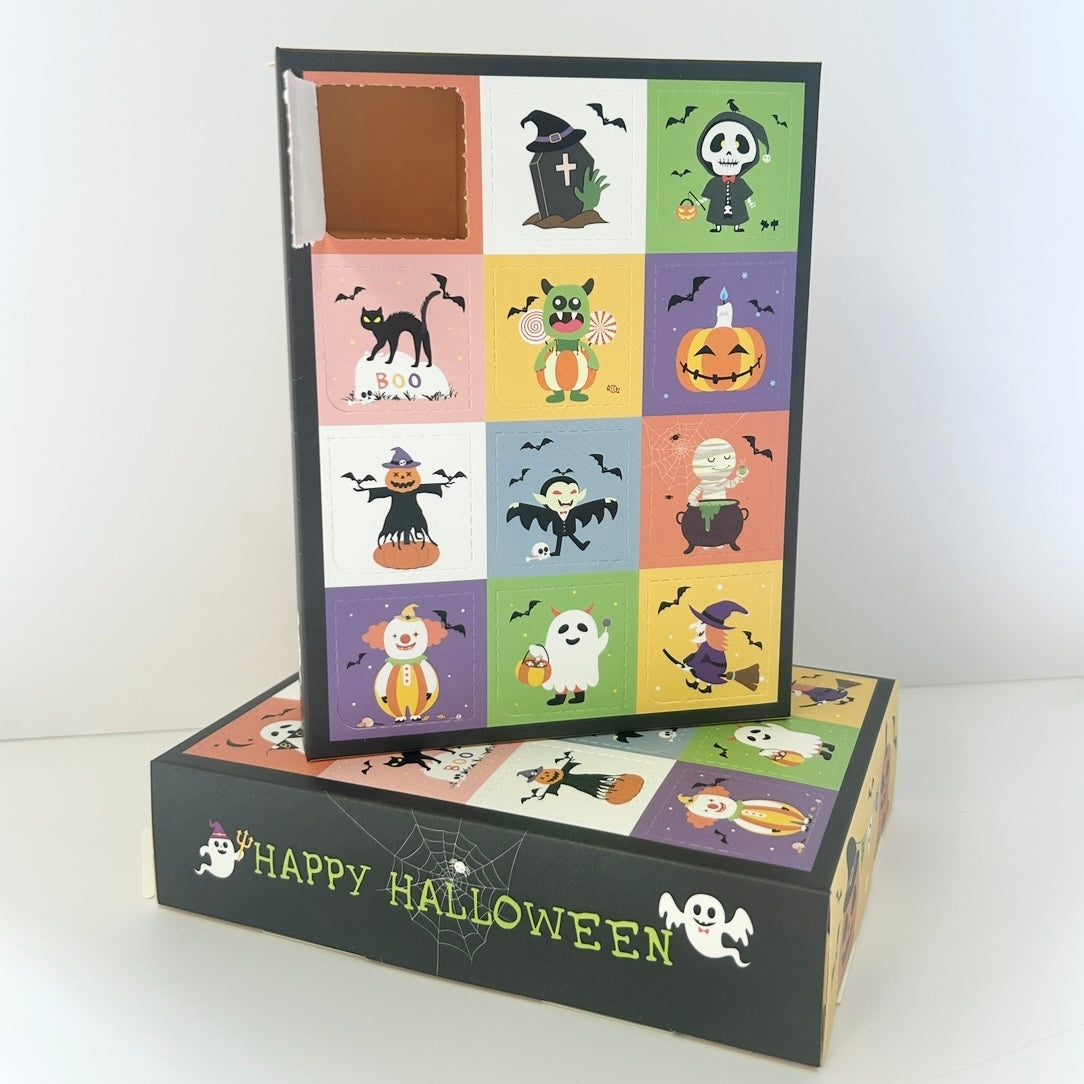 12-Day Eco-Friendly Fillable Halloween Calendar
