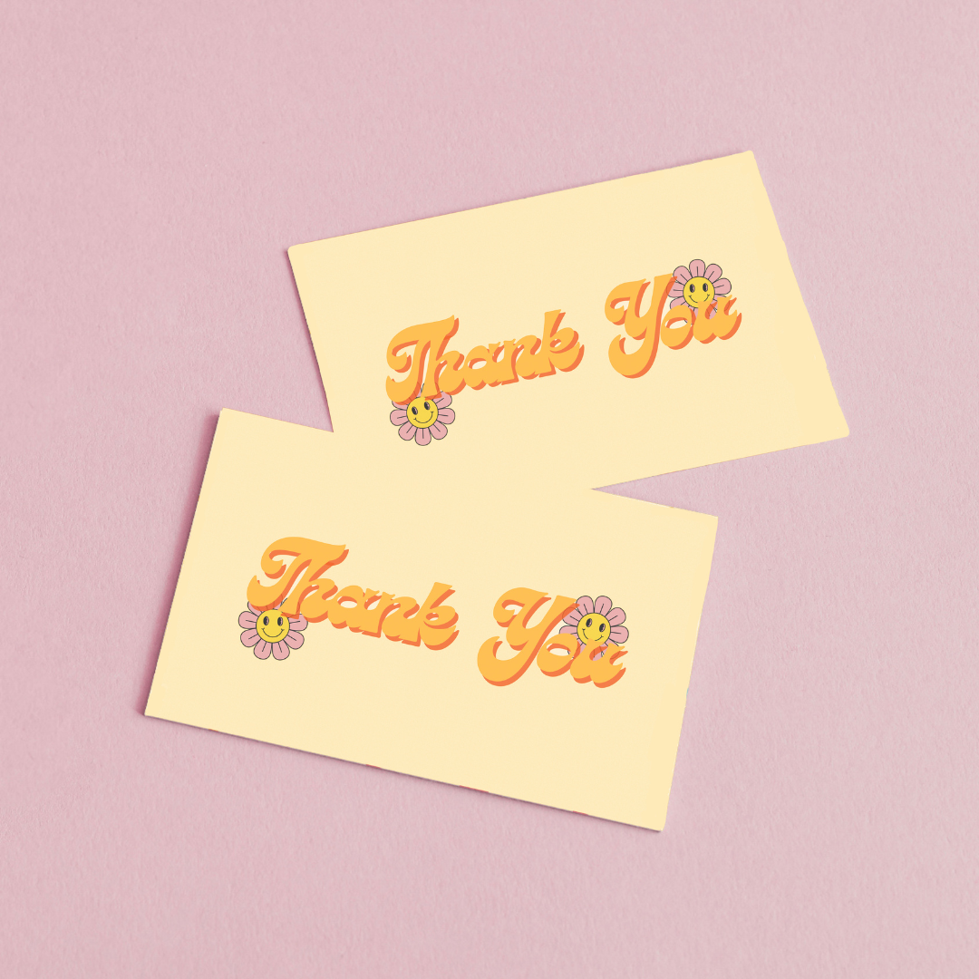 85mm x 55mm Appreciation Cards