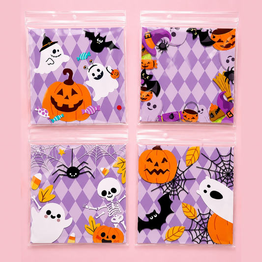 Halloween Self-Adhesive Treat Bags