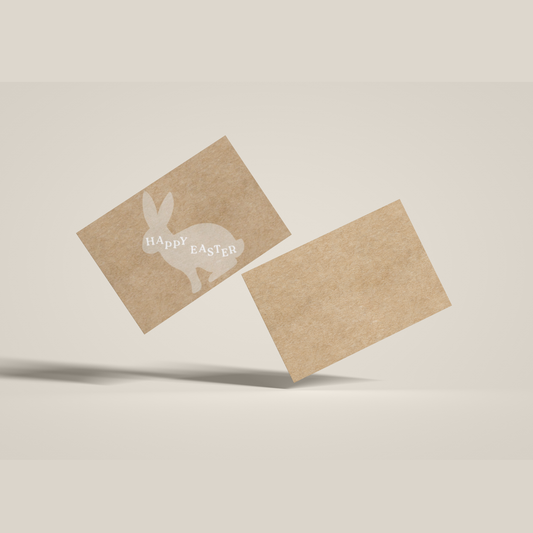 A6 Easter Order Insert Cards - Natural/Kraft