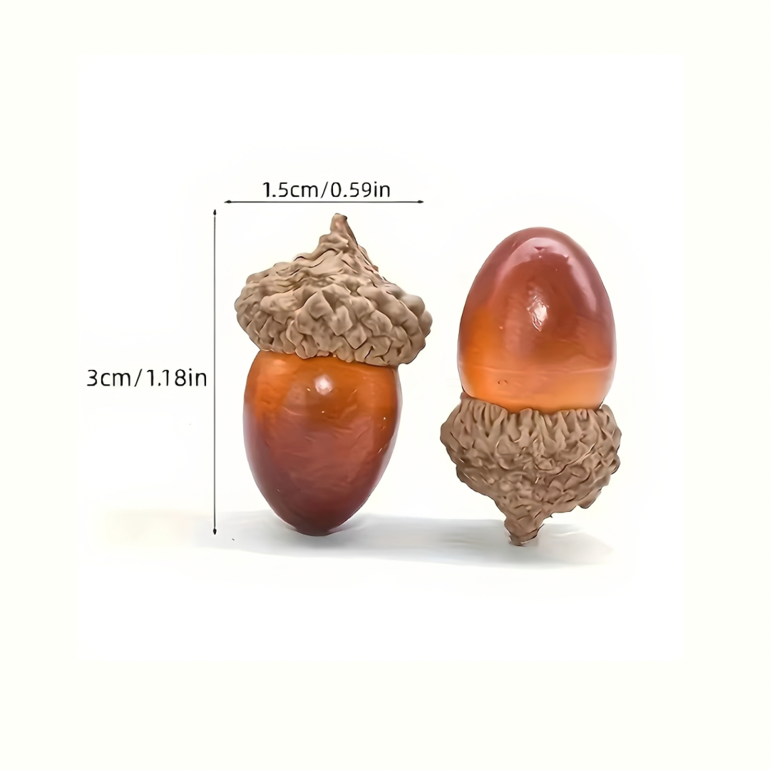 Mini Faux Acorns – Pack of 10