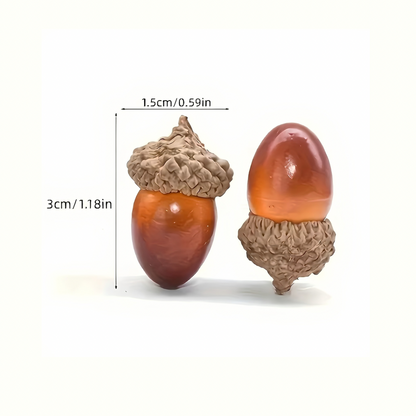 Mini Faux Acorns – Pack of 10