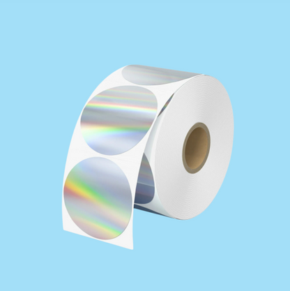 2" Circular Thermal Sticker Labels (500 Per Roll)