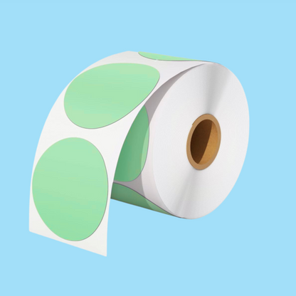 2" Circular Thermal Sticker Labels (500 Per Roll)