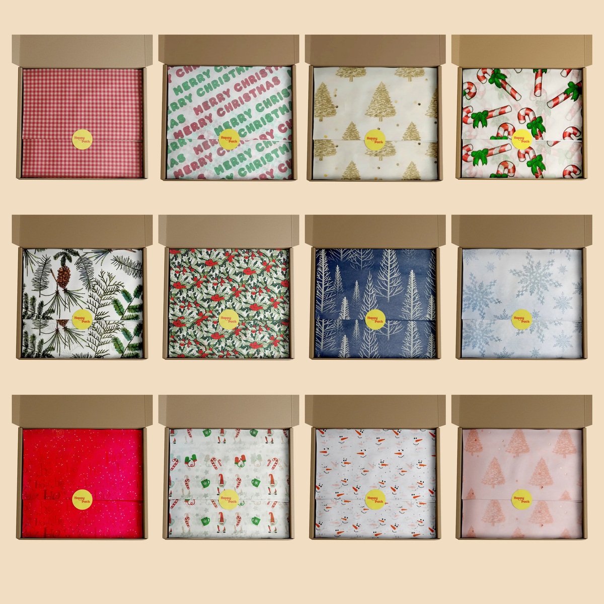 Christmas Patterned Tissue Paper