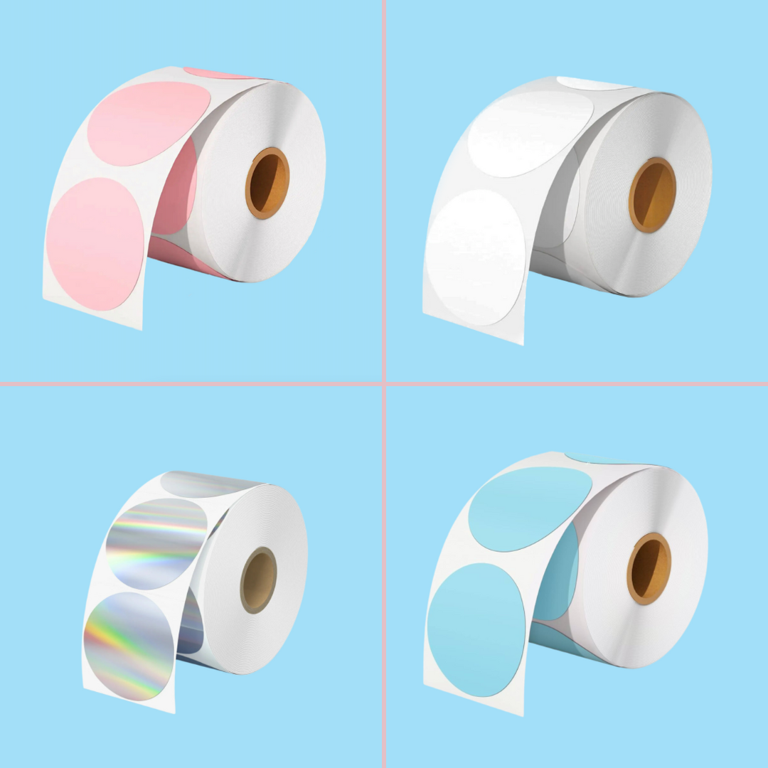 2" Circular Thermal Sticker Labels (500 Per Roll) – Happy Pack