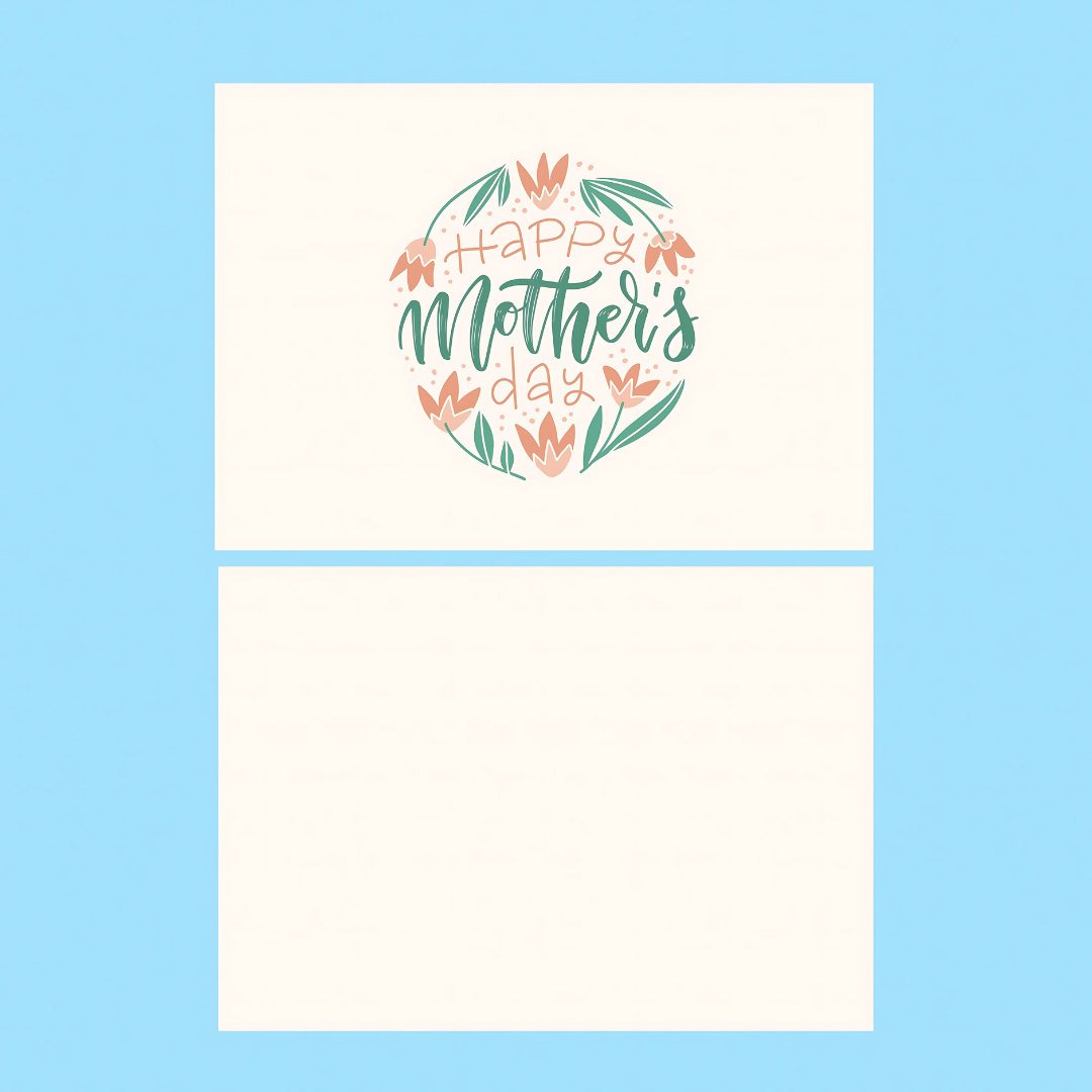 105mm x 148mm (A6) Mother's Day Appreciation Cards