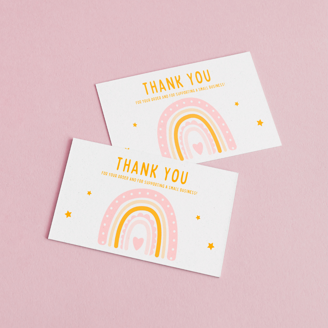 85mm x 55mm Appreciation Cards