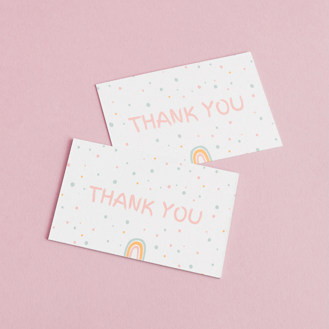 85mm x 55mm Appreciation Cards