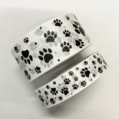 Paw Print Patterned Paper Tape