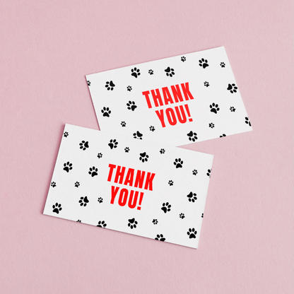 85mm x 55mm Appreciation Cards