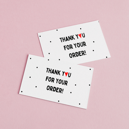 85mm x 55mm Appreciation Cards