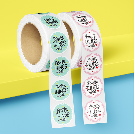 1" Stickers - 'Pretty Things Inside'