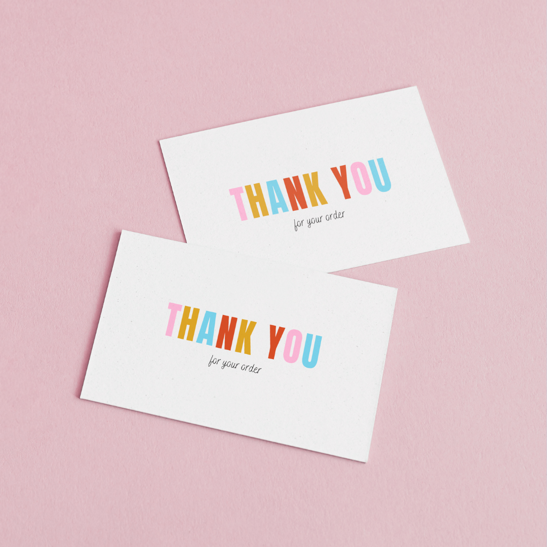 85mm x 55mm Appreciation Cards