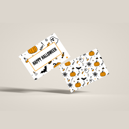 105mm x 148mm (A6) Halloween Appreciation Cards
