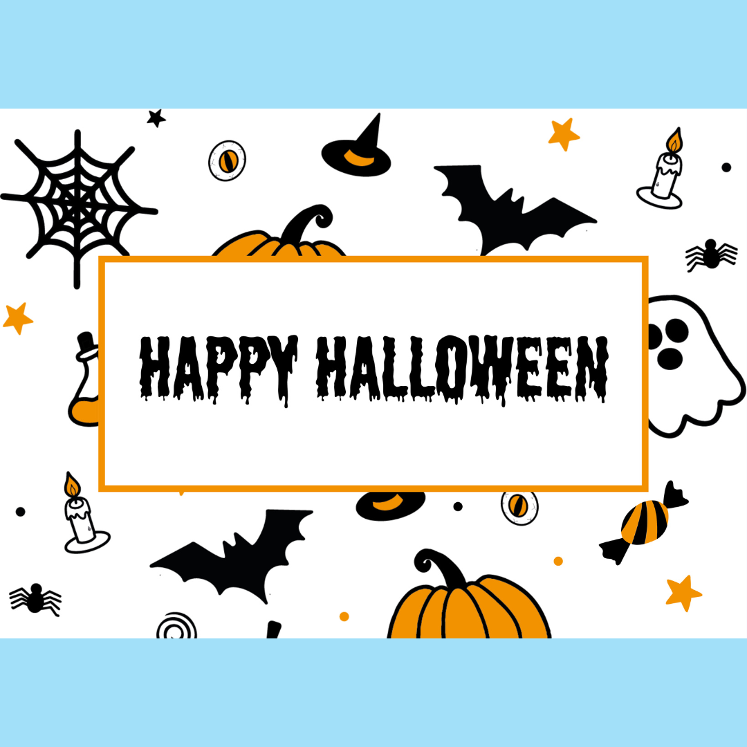 105mm x 148mm (A6) Halloween Appreciation Cards