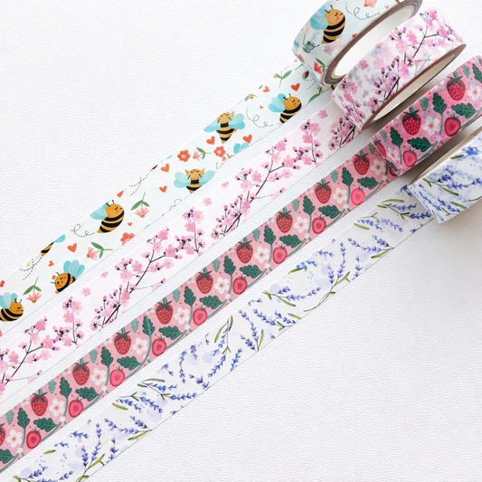 Spring Patterned Washi Tape