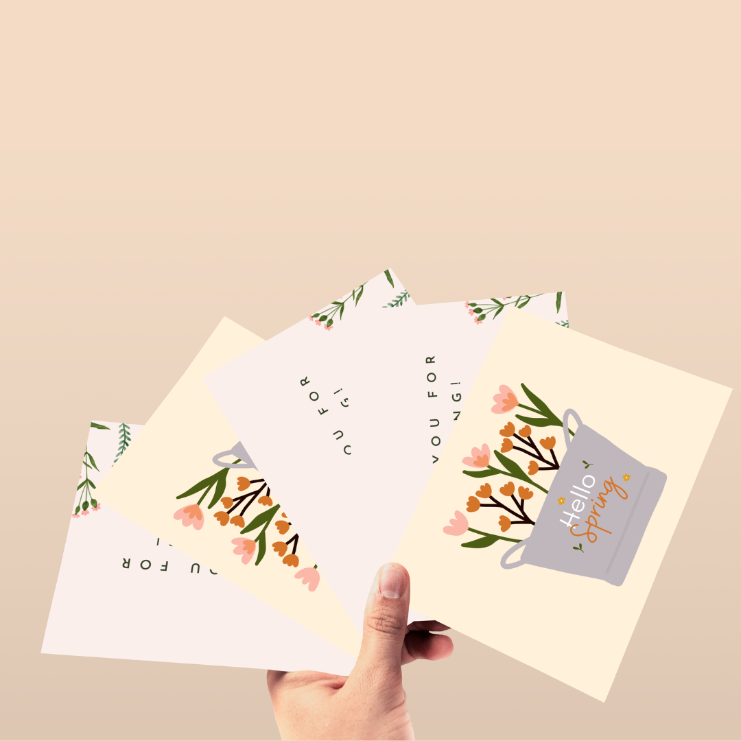 A6 Spring Order Insert Cards