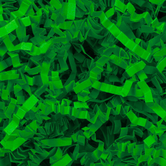 Dark Green Zigzag Shredded Paper