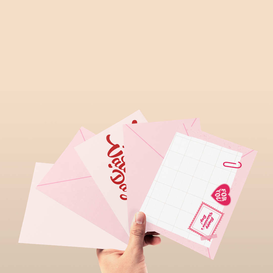 105mm x 148mm (A6) Valentine's Day Appreciation Cards