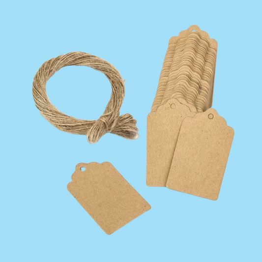 Kraft Gift Tags with Twine